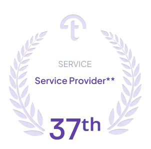 Ranked 37th as Service Provider
